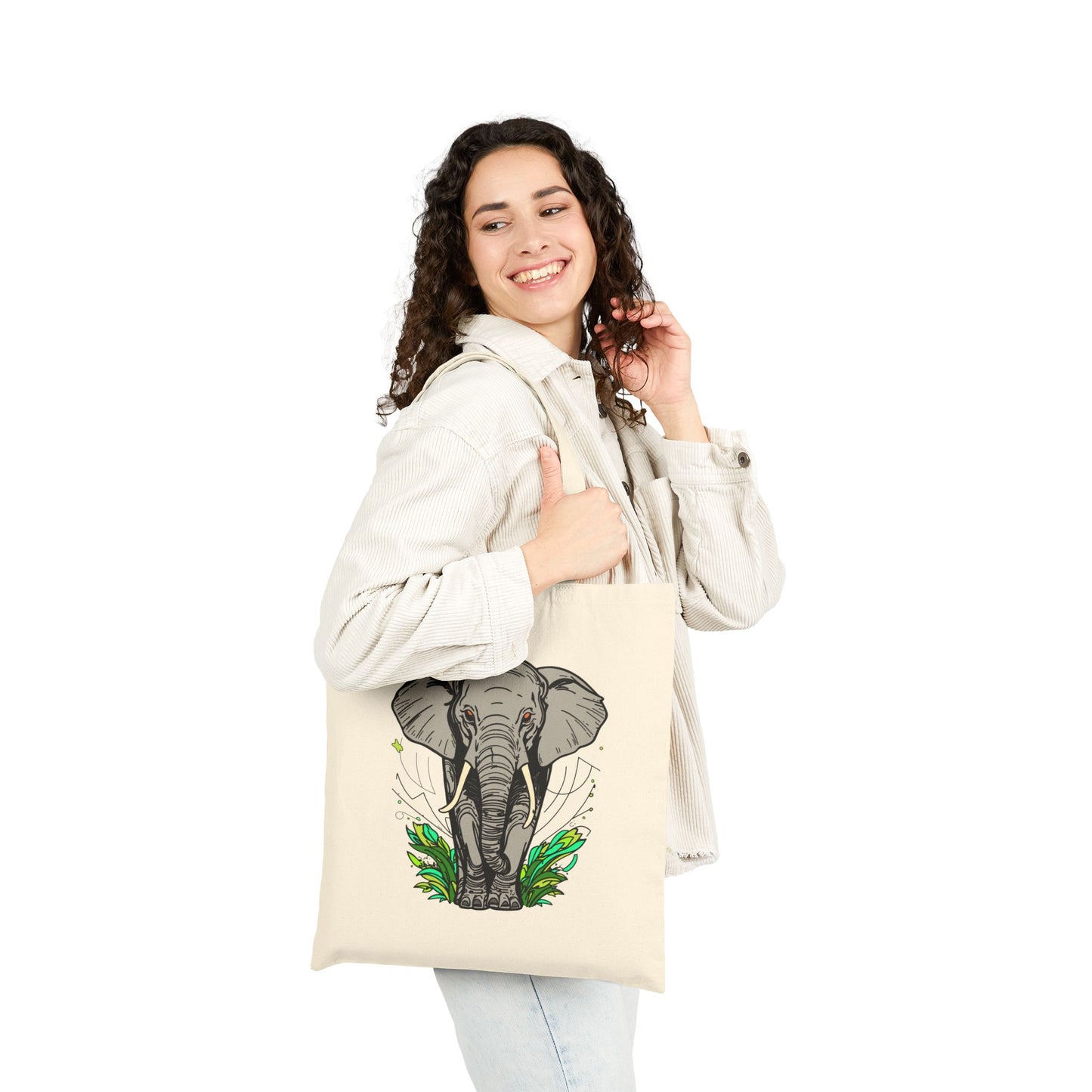 Canvas Tote Bag | Elephant
