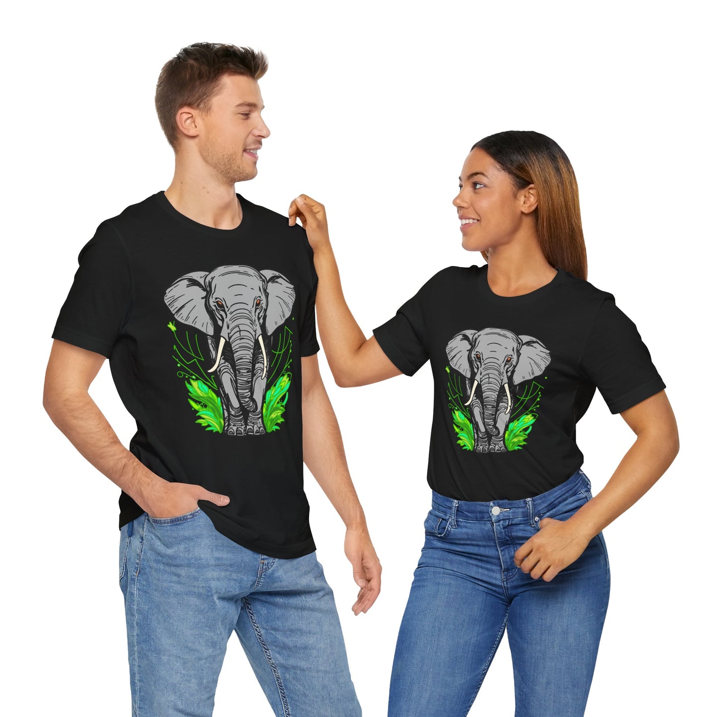 Casual Graphic Tee | Elephant