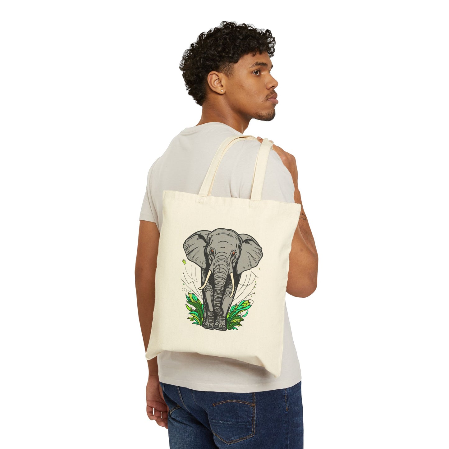 Canvas Tote Bag | Elephant