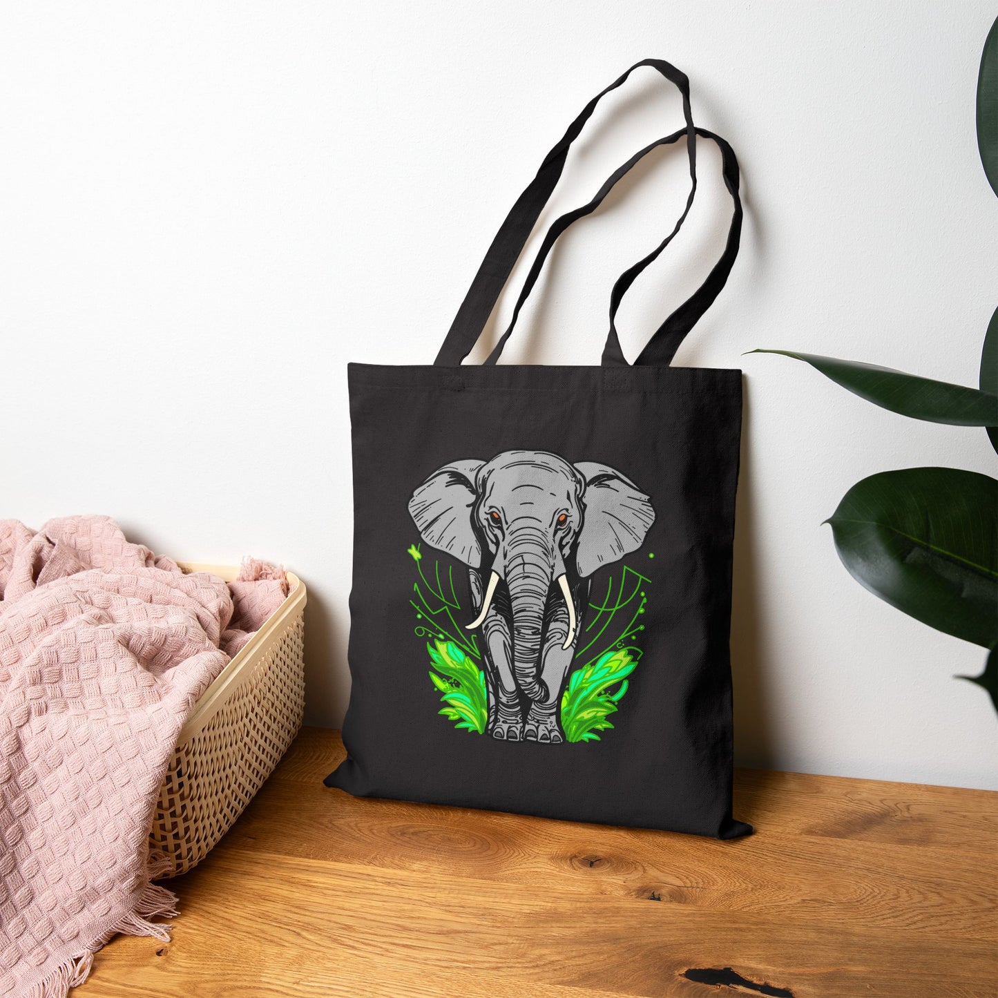 Canvas Tote Bag | Elephant