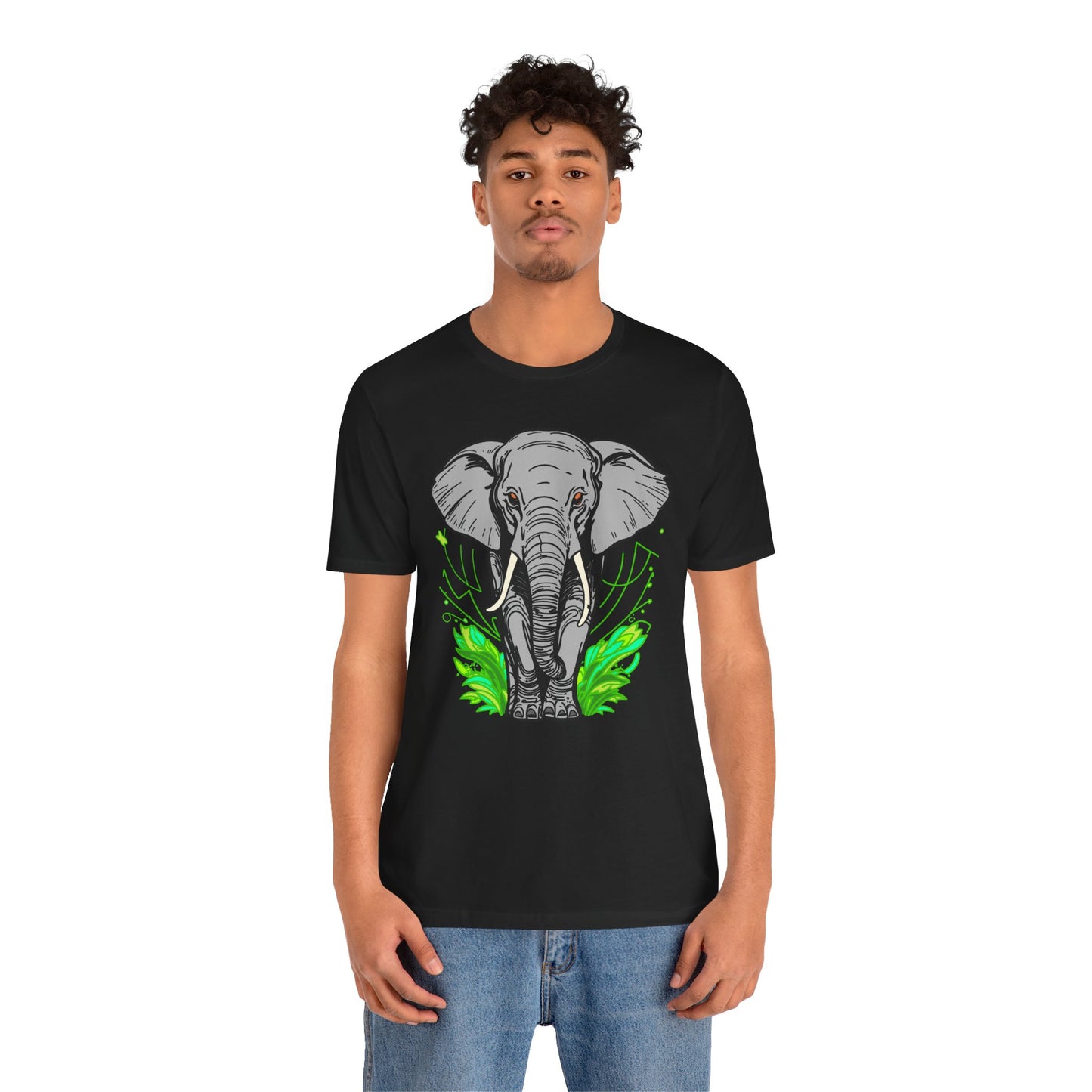 Casual Graphic Tee | Elephant