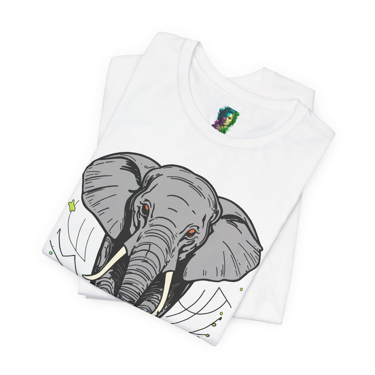 Casual Graphic Tee | Elephant