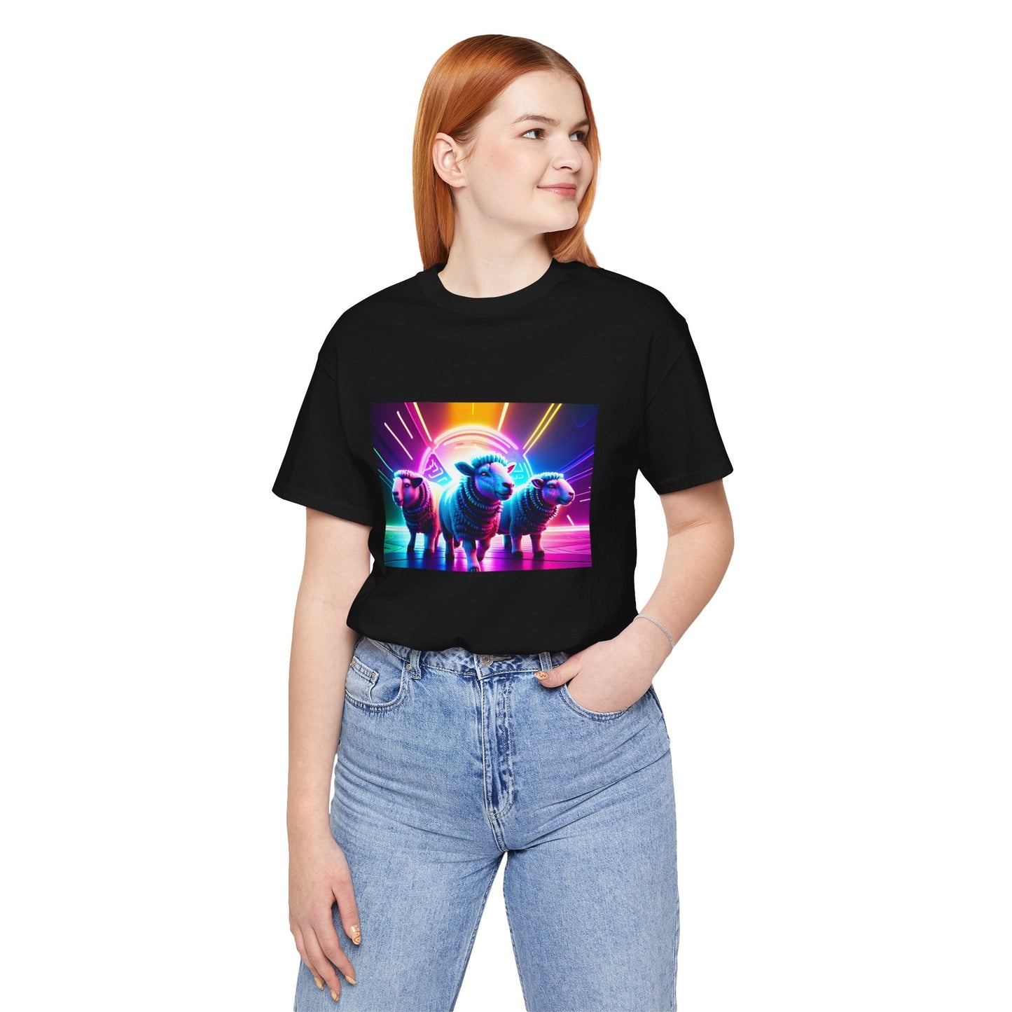 Casual Graphic Tee | Electric Sheep