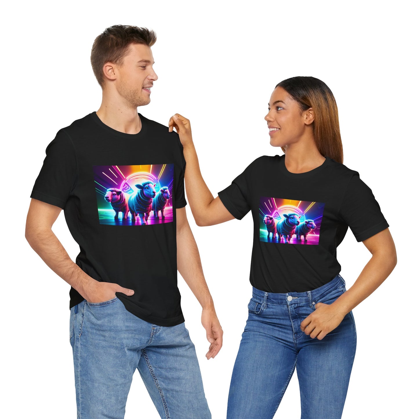 Casual Graphic Tee | Electric Sheep