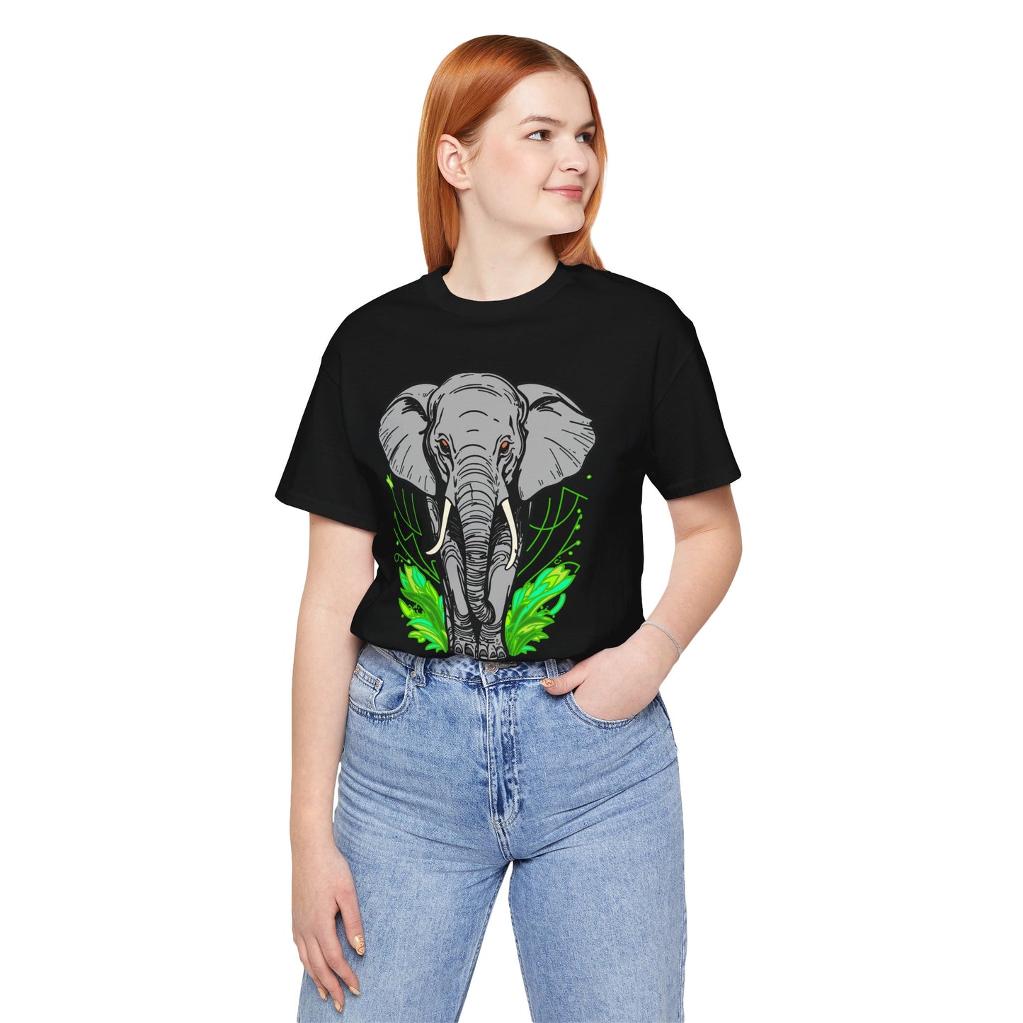 Casual Graphic Tee | Elephant