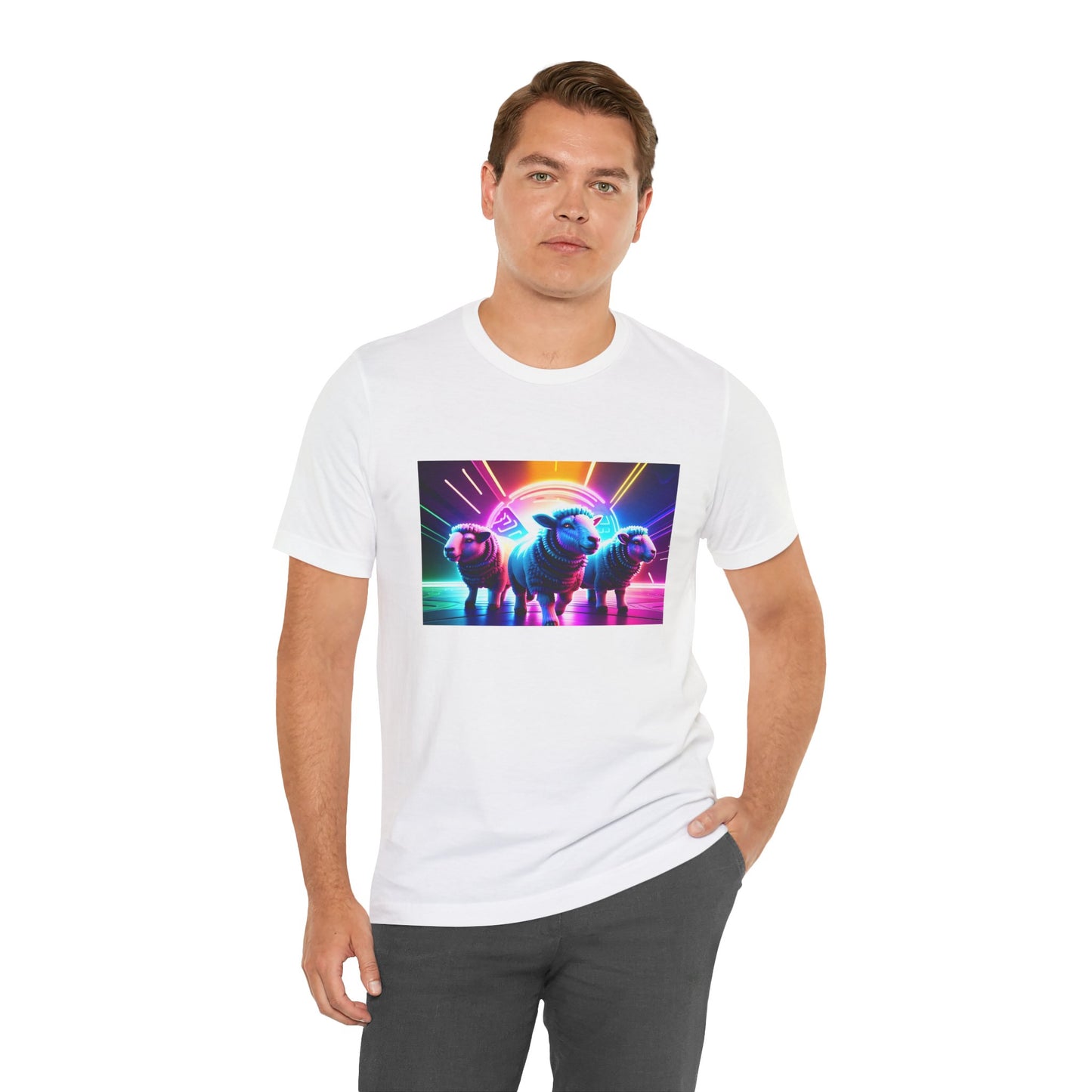Casual Graphic Tee | Electric Sheep