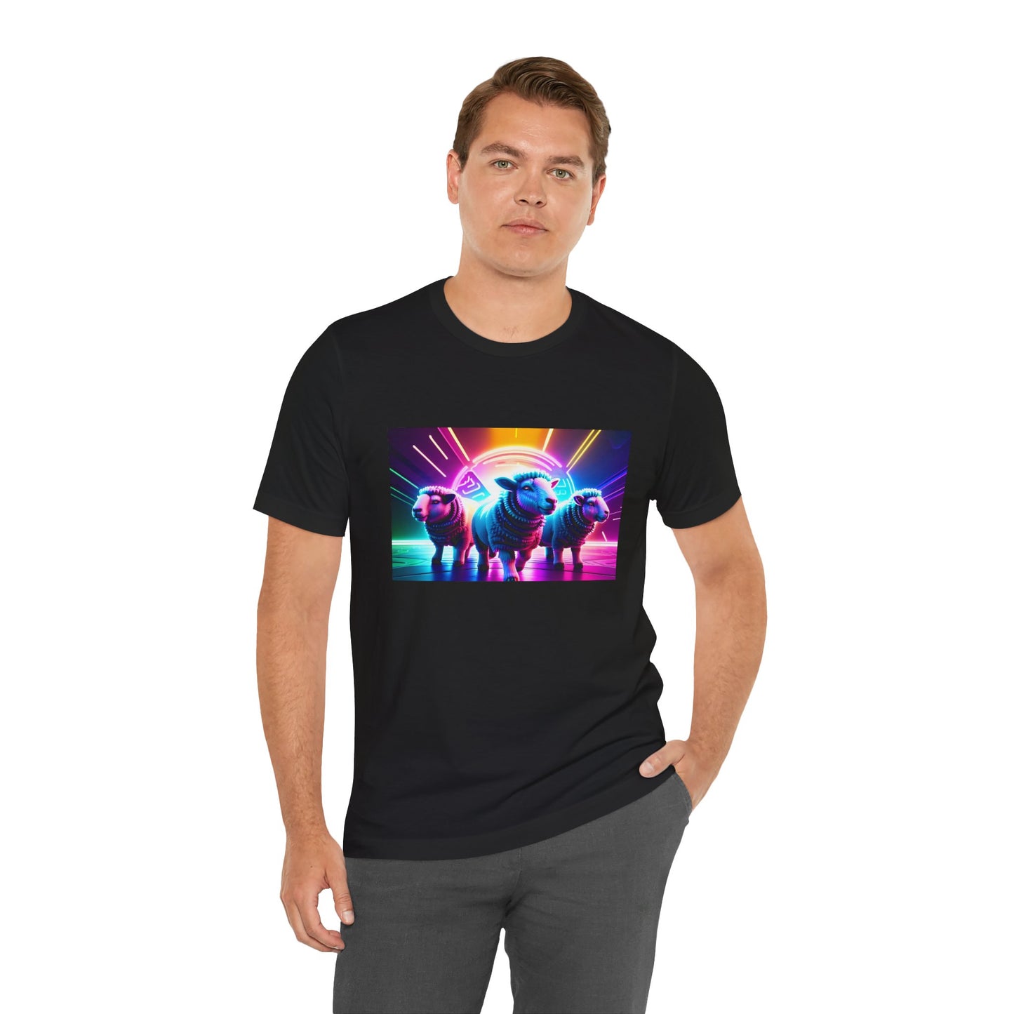 Casual Graphic Tee | Electric Sheep