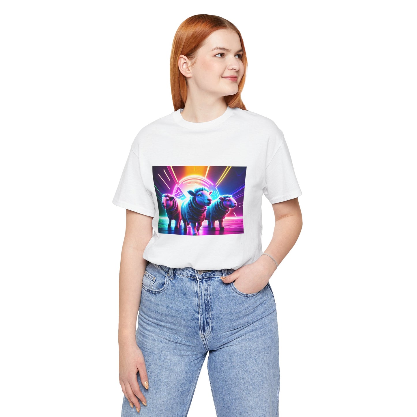 Casual Graphic Tee | Electric Sheep
