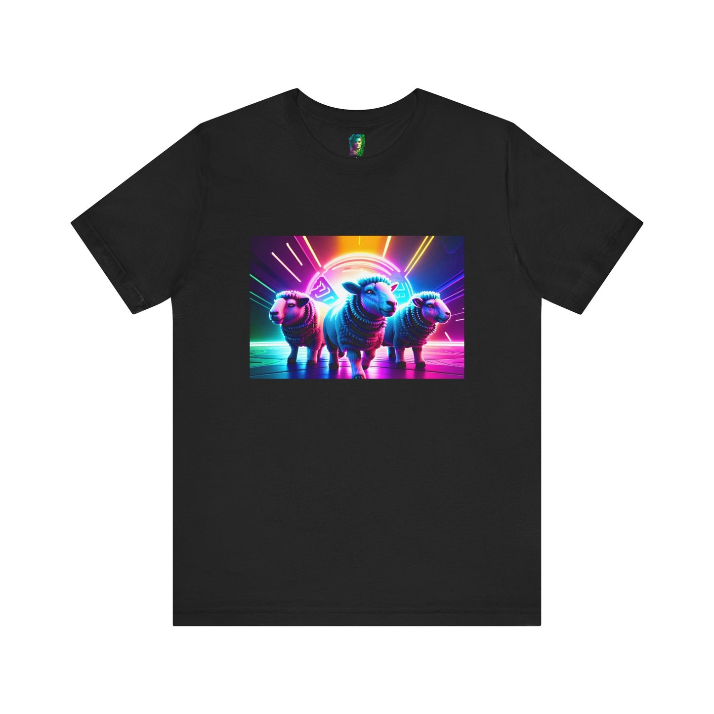 Casual Graphic Tee | Electric Sheep