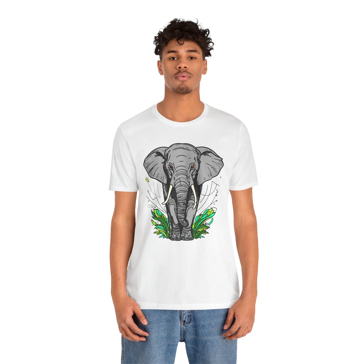 Casual Graphic Tee | Elephant