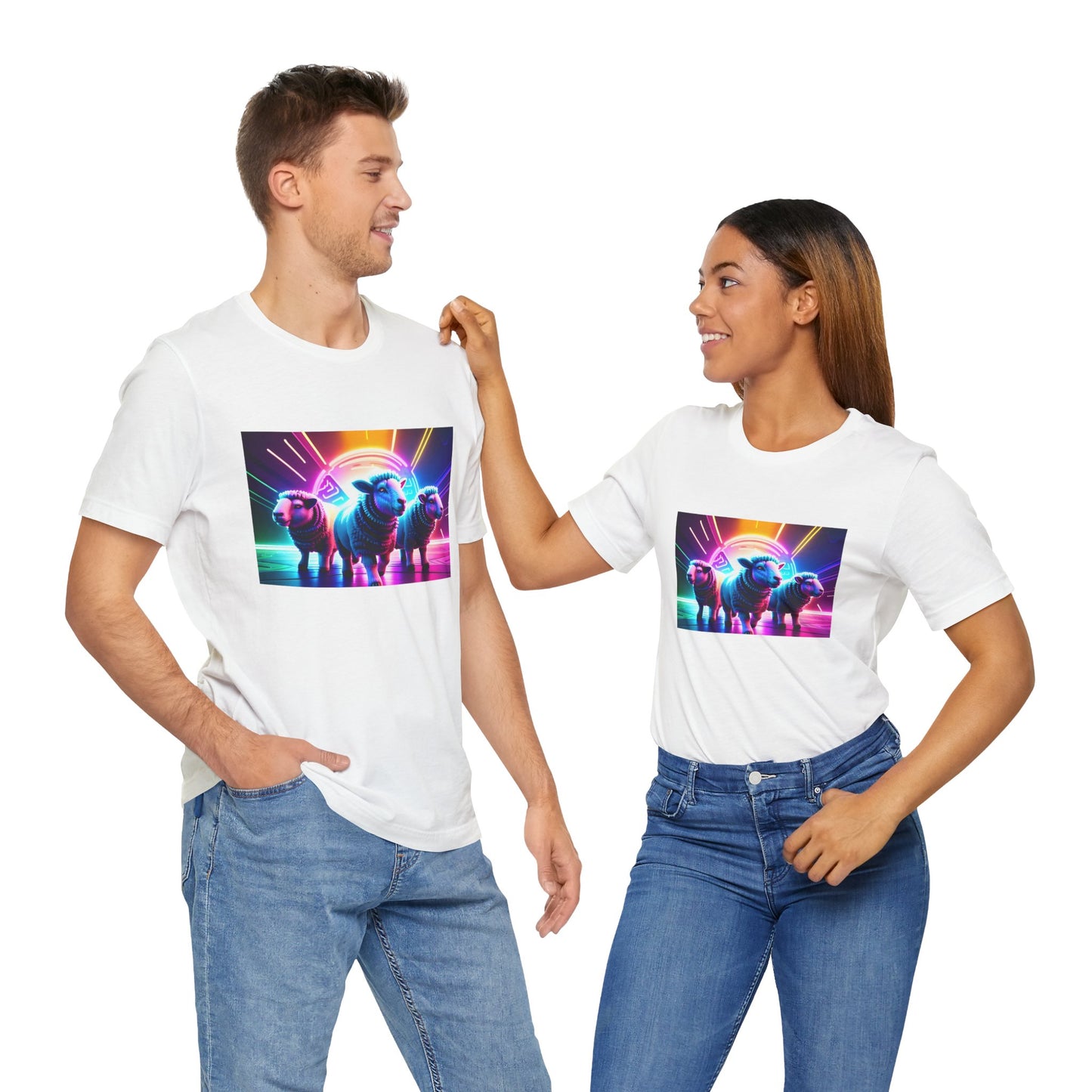 Casual Graphic Tee | Electric Sheep