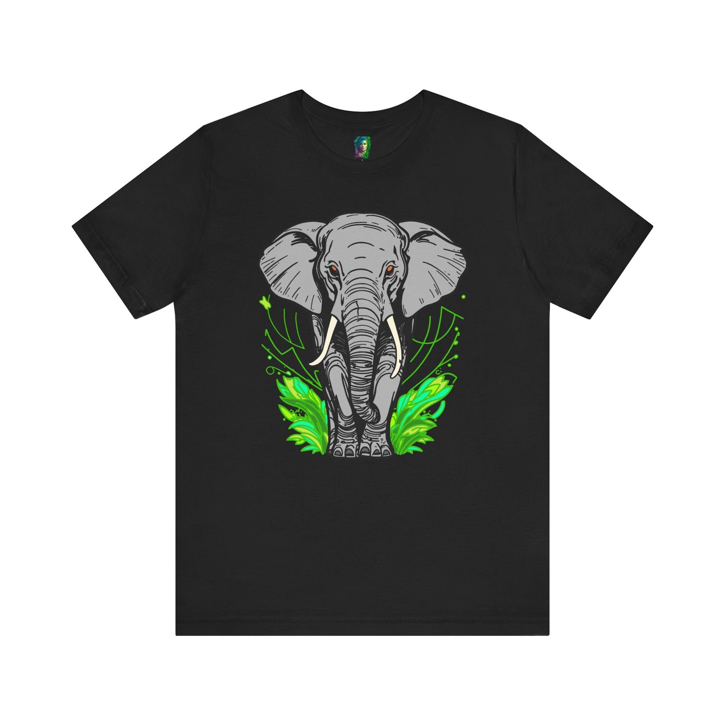 Casual Graphic Tee | Elephant