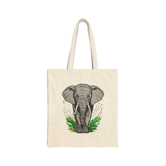 Canvas Tote Bag | Elephant