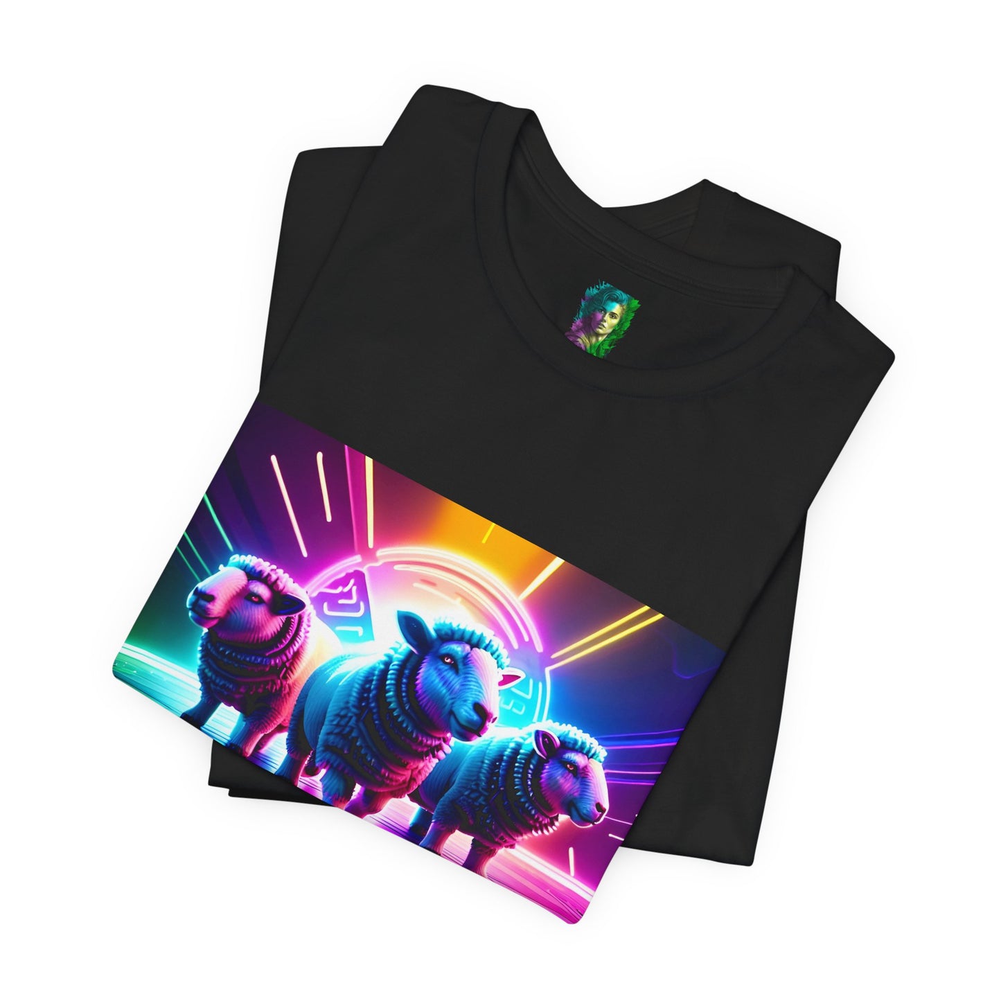 Casual Graphic Tee | Electric Sheep