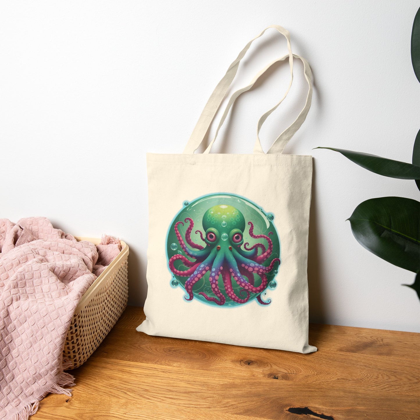 Canvas Tote Bag | Octopus
