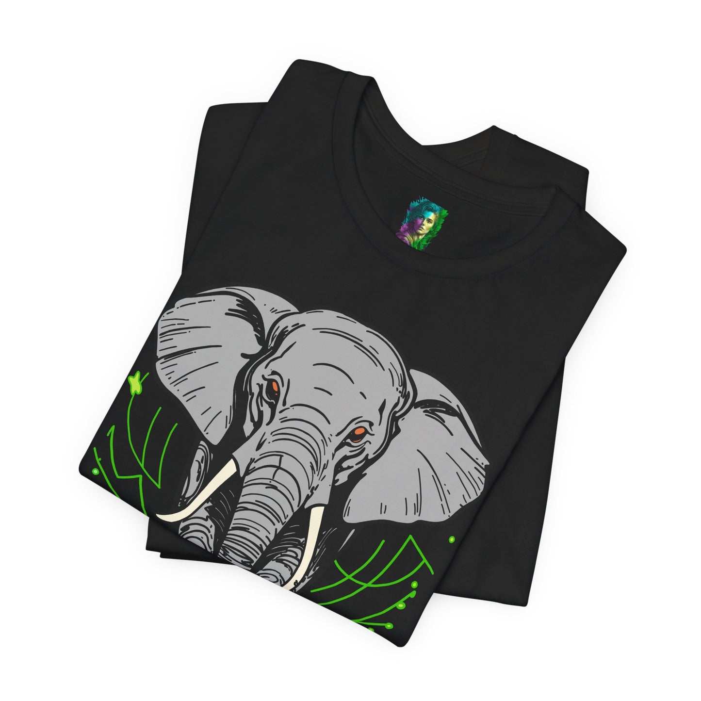 Casual Graphic Tee | Elephant